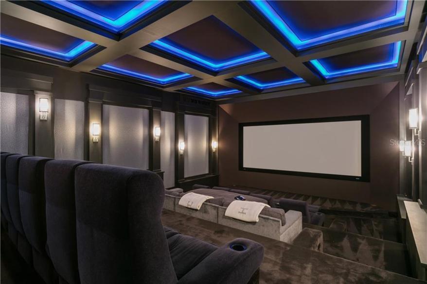 The movie theater.