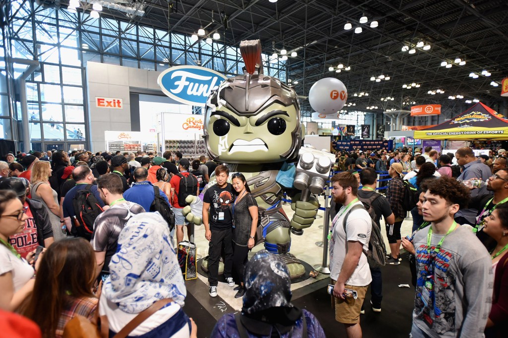 Crowds pack the 2018 edition of New York Comic Con.