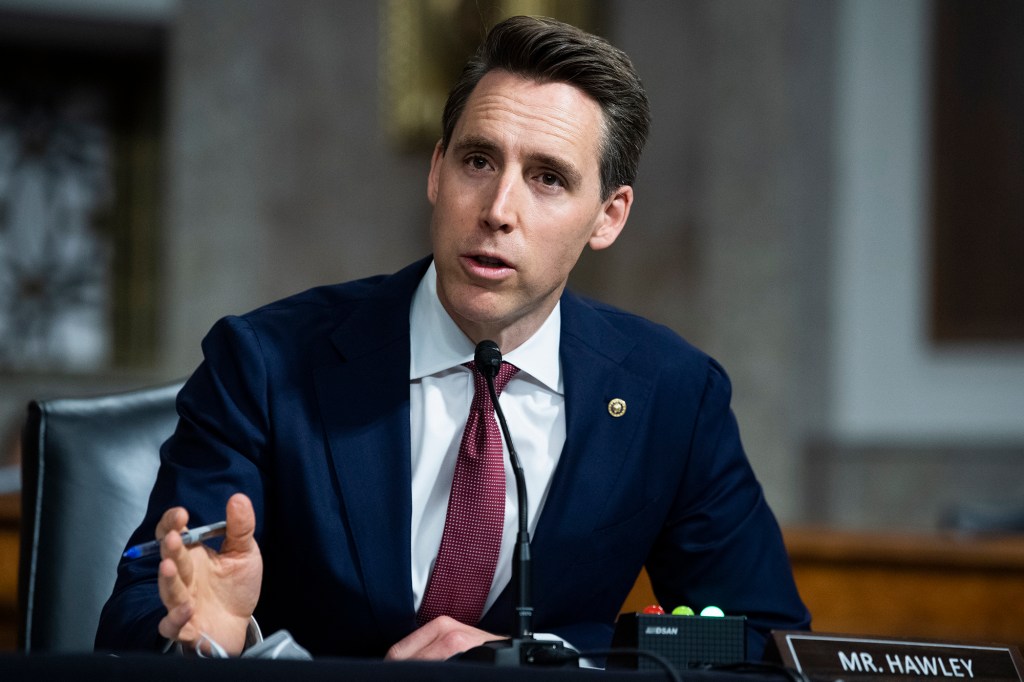 Missouri Senator Josh Hawley.