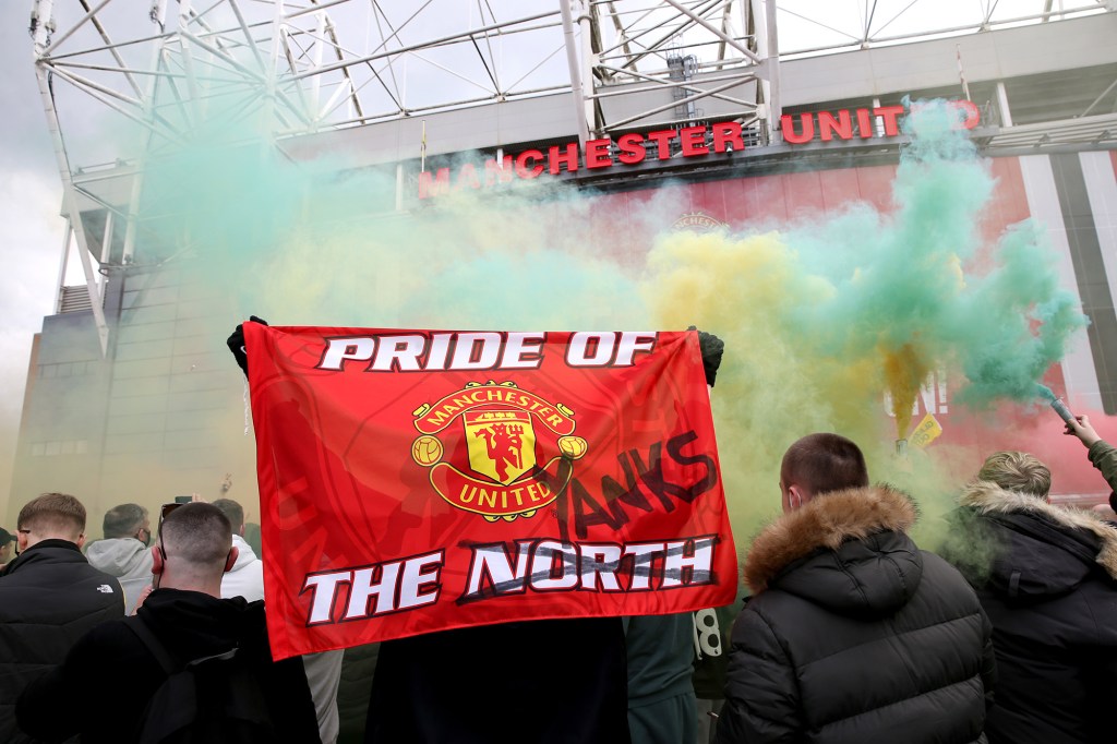 Manchester United fans Old Trafford Glazers