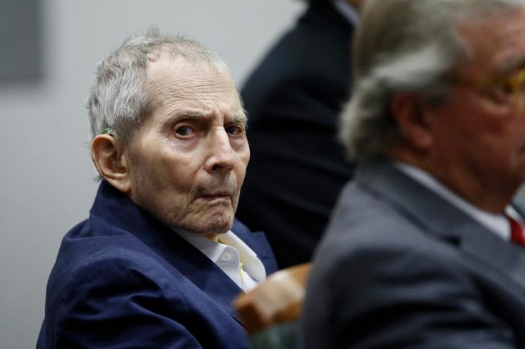 Robert Durst at his murder trial in Los Angeles on March 4, 2021.
