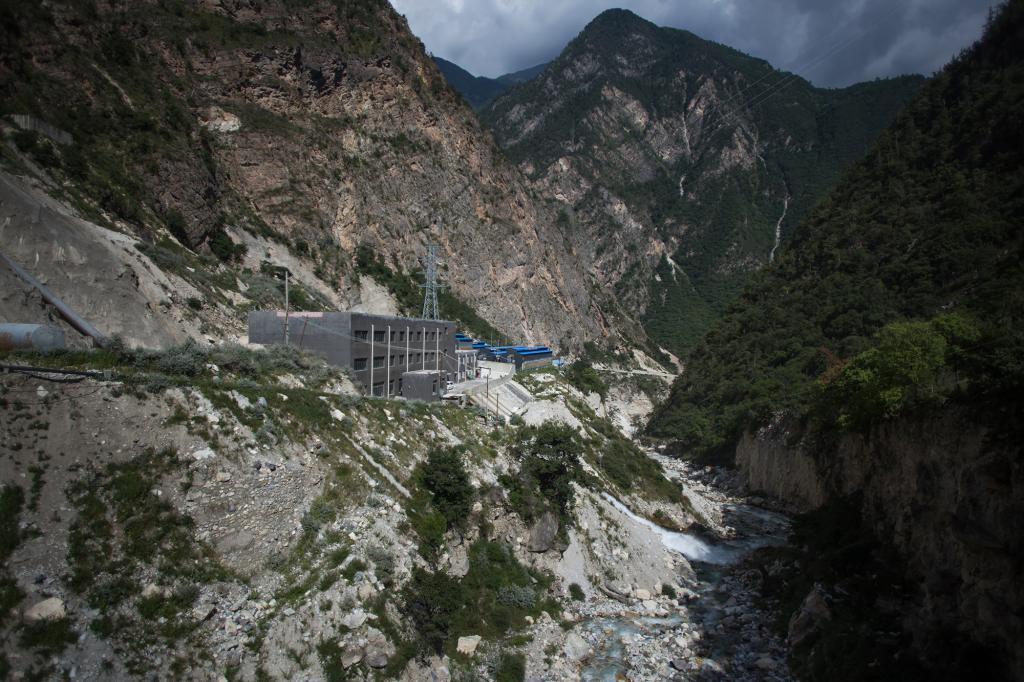 Haobtc's bitcoin mine is pictured in remote mountains on the edge of the Tibetan Plateau near Kongyuxiang, Sichuan, China.