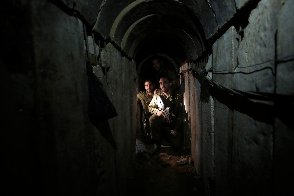 Hamas militants were lured into the tunnels by the misleading tweet.