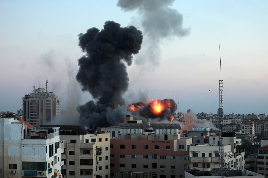 A Hamas "cyber intelligence storage cell" in northern Gaza was destroyed in the Israeli airstrike.