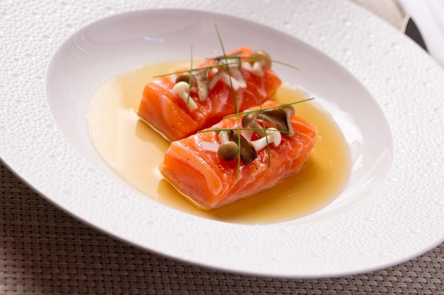 Salmon at Le Bernardin.