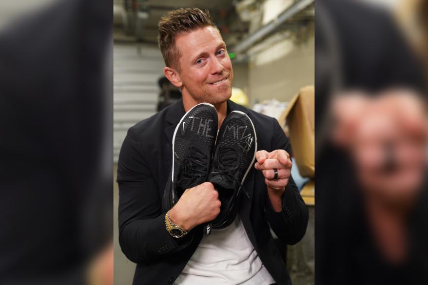 The Miz is donating a pair of autographed shoe's as part of his involvement with the Lotrimin x Soles4Souls charity auction.