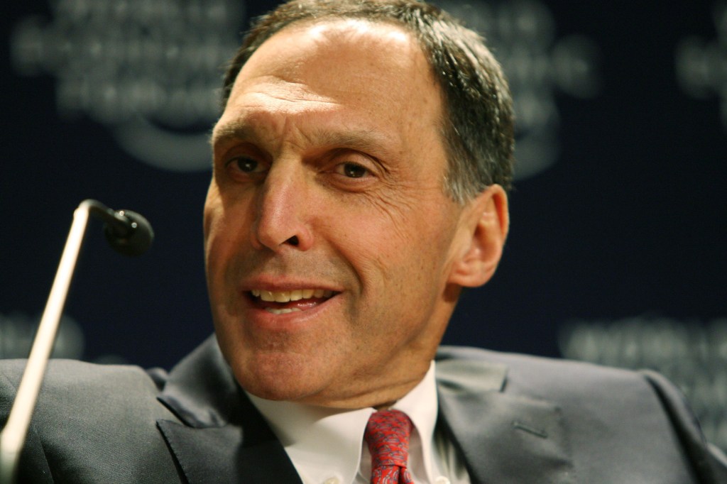 Richard S. Fuld Jr., chairman and chief executive officer of Lehman Brothers is pictured here from panel discussion during the World Economic Forum in Davos, Switzerland on January 25, 2007.