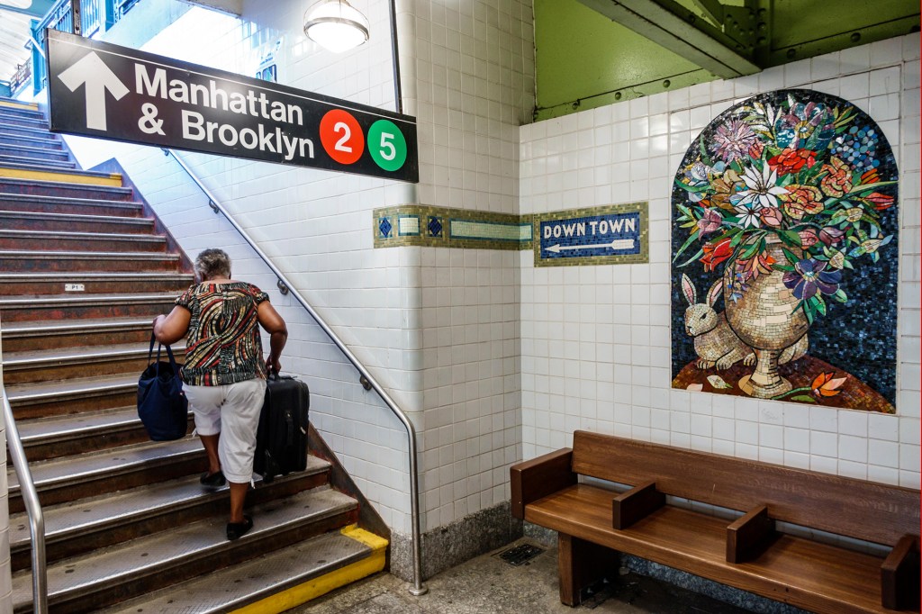 New York City subway station.