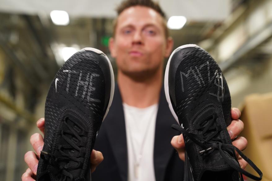 The Miz is donating a pair of autographed shoe's as part of his involvement with the Lotrimin x Soles4Souls charity auction.