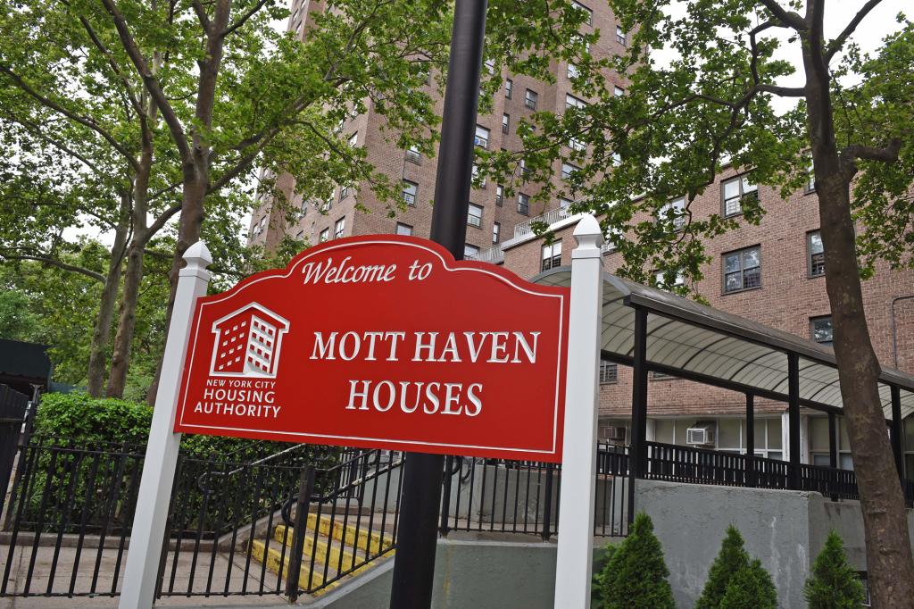 Residents of the Mott Haven Houses are disappointed that the WiFi in the area is not great.