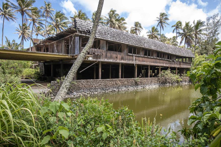 Coco Palms Resort was a resort hotel in Wailuā, Kauaʻi, Hawaiʻi, that was noted for its Hollywood connections, Hawaiian-themed weddings and torch lightings.