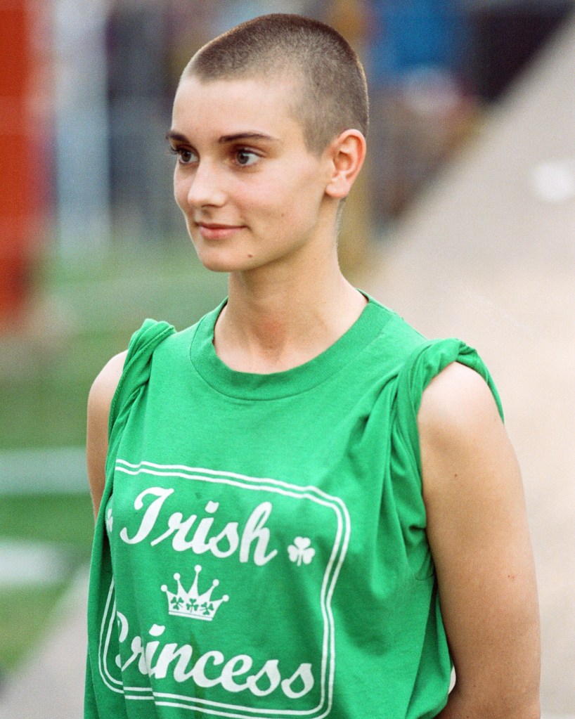 Sinead O'Connor in June 1992 a few months before hosting "SNL."