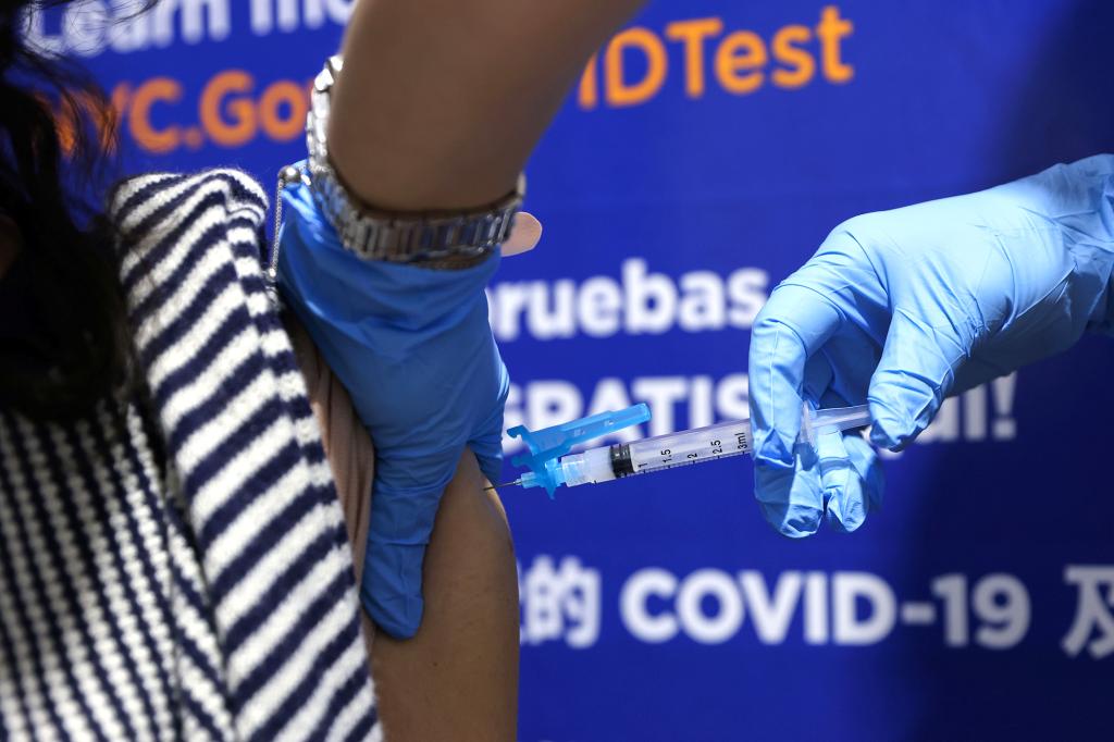 COVID-19 vaccine injection