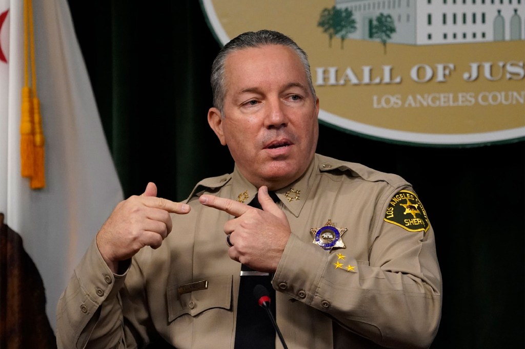 Los Angeles County Sheriff Alex Villanueva said officers in LA would not enforce the city's mask mandate.