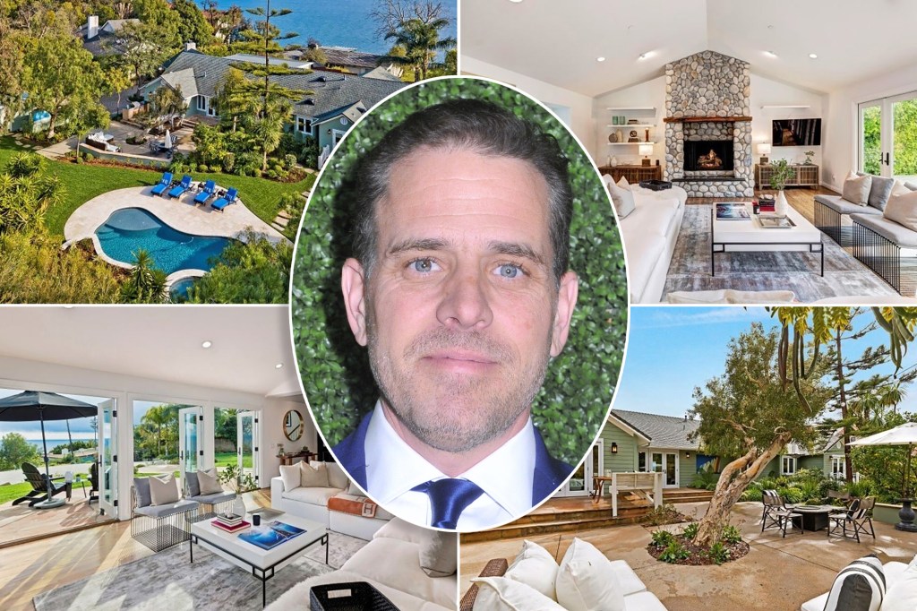 Hunter Biden has a new Malibu rental with an art studio, according to reports.