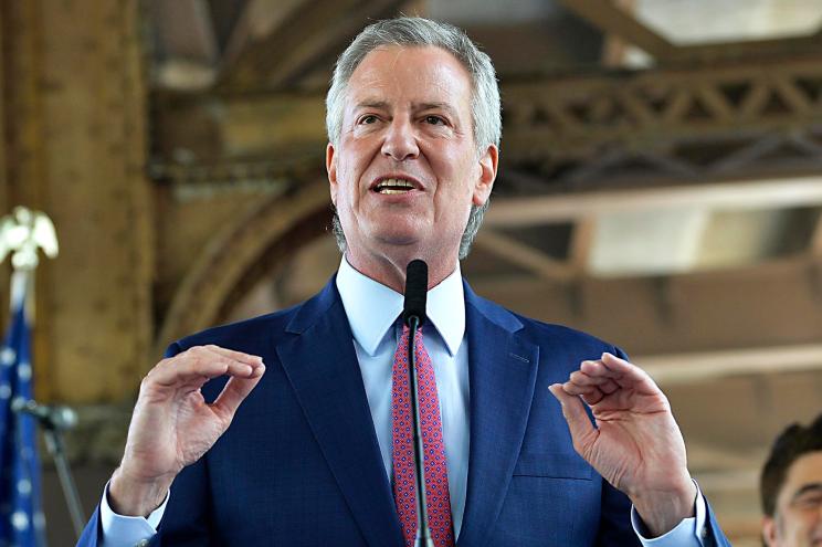 Mayor Bill de Blasio.