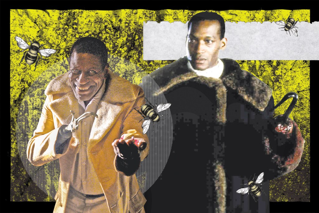 Tony Todd (right) played the titular villain in 1992's "Candyman," while Michael Hargrove (left) takes up the hook in the new flick.