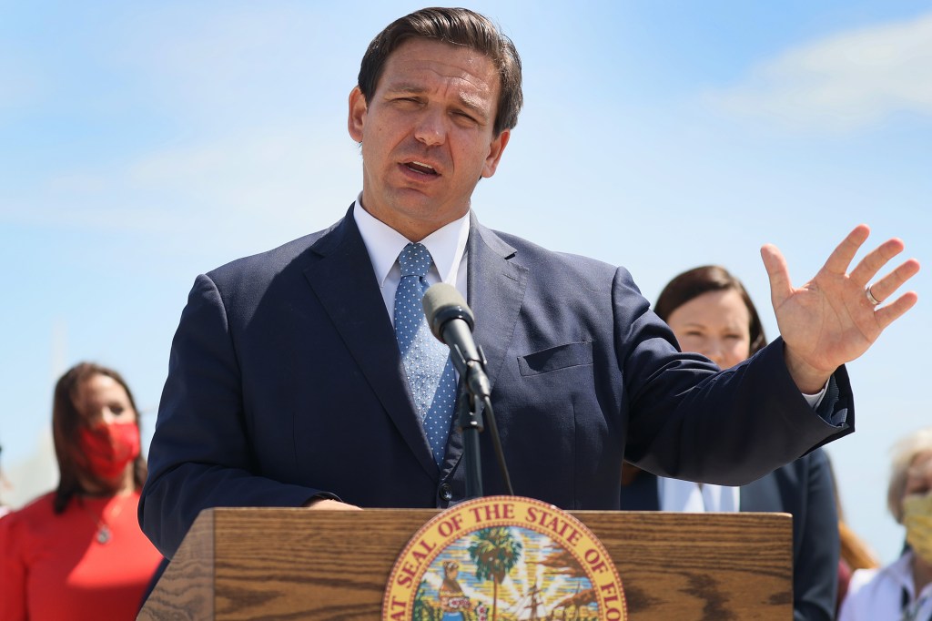 Florida Gov. Ron DeSantis has banned schools from requiring students to wear masks.