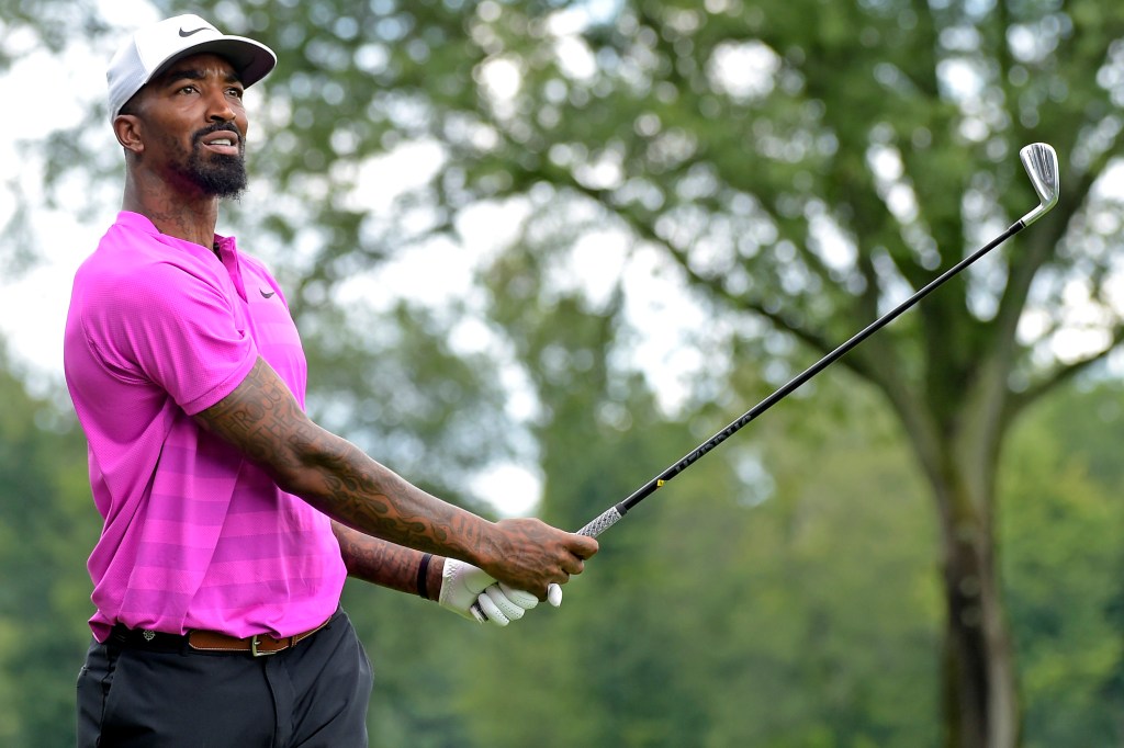 J.R. Smith is back in college and just not to play golf.