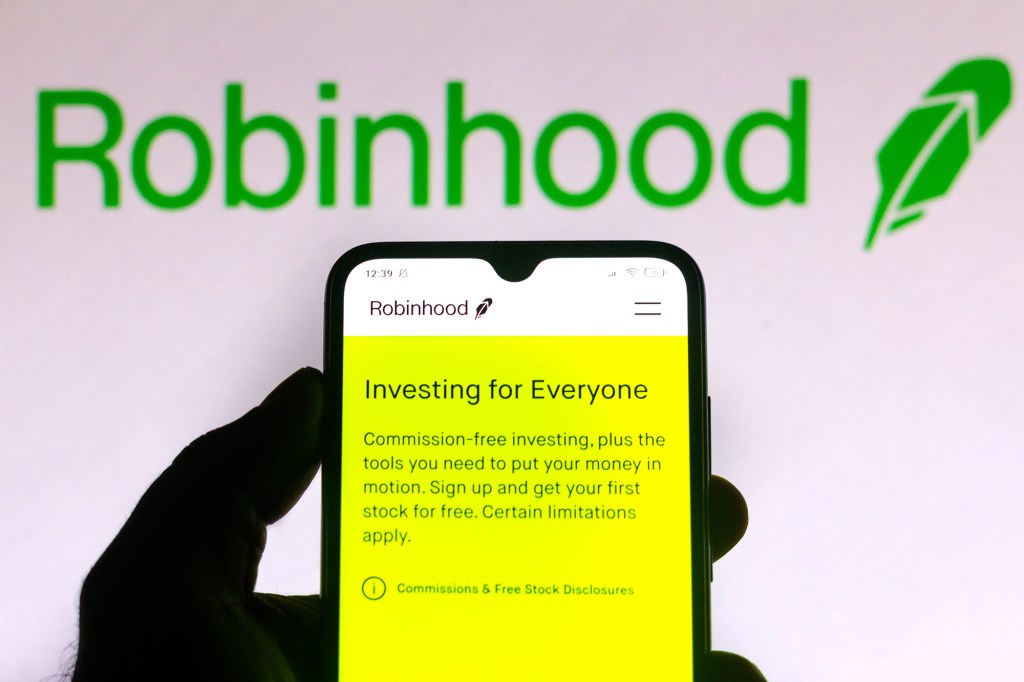 The Robinhood app