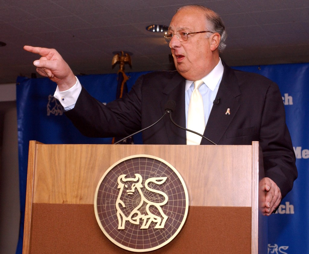 Former Merrill Lynch CEO Dave Komansky