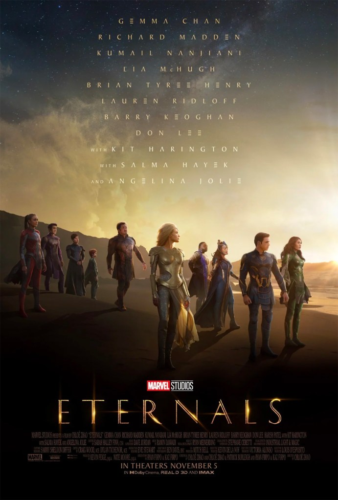 Marvel's Eternals movie poster