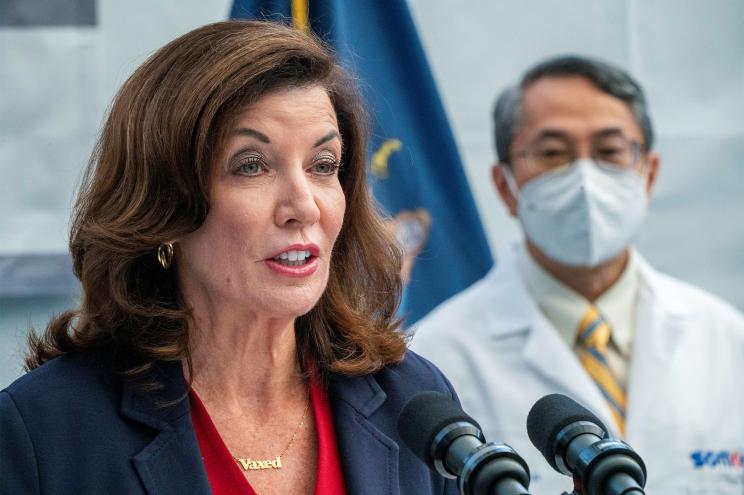 Gov. Kathy Hochul signed an executive order to permit virtual court appearances at Rikers Island amid declining conditions at the jail.