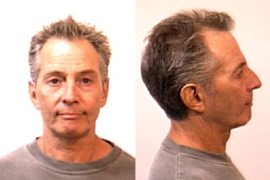 Fugitive Robert Durst is shown in a mugshot from the Galveston, Texas police department October 11, 2001.