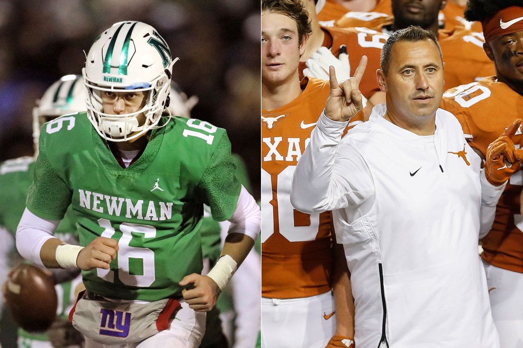 Arch Manning and Steve Sarkisian