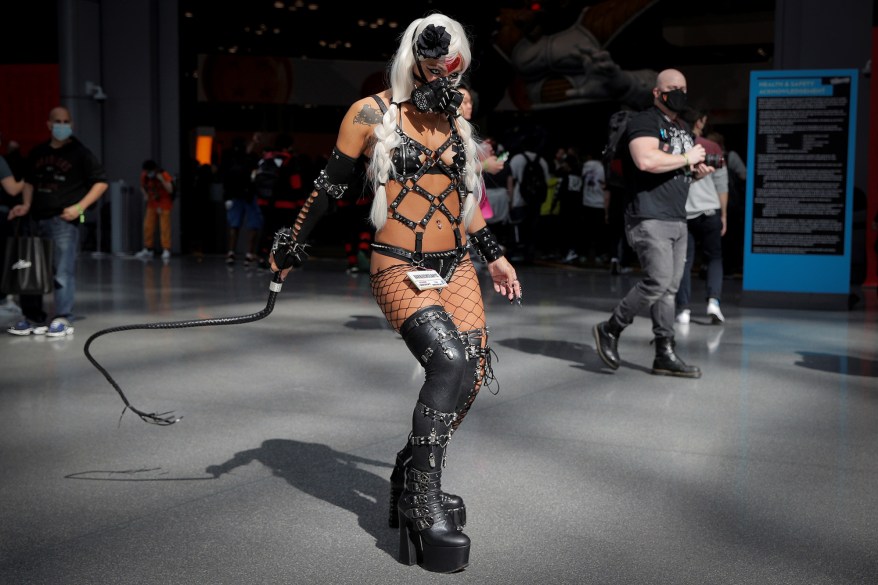 New York Comic Con is held at the Jacob Javits Convention Center in Manhattan in New York