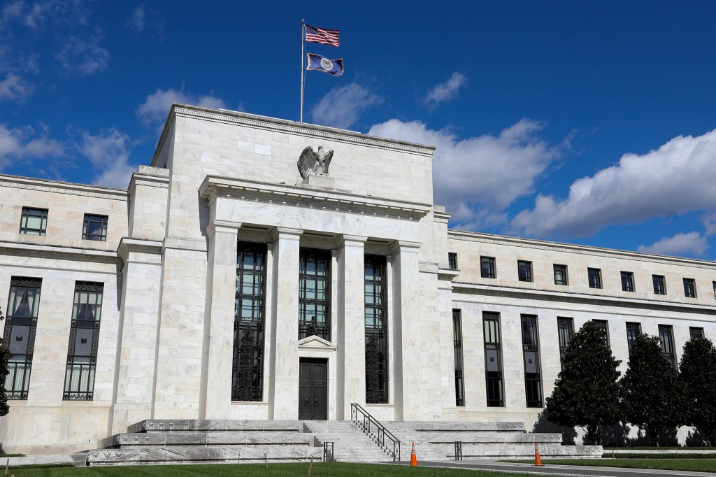 Exterior of the Federal Reserve