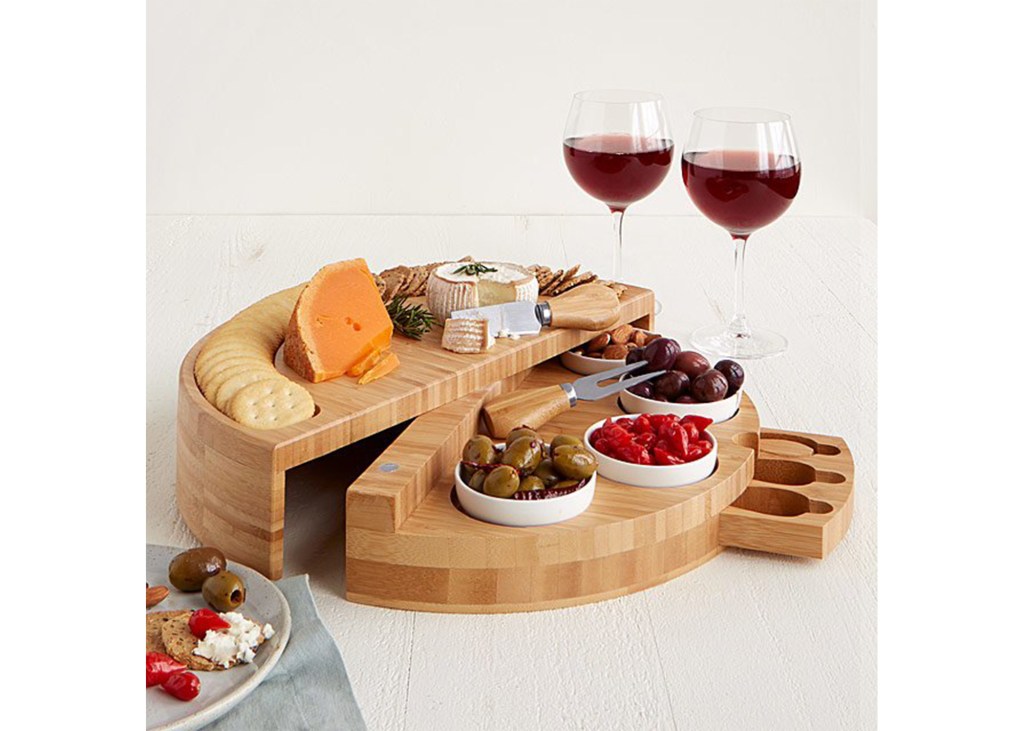 Compact Swivel Cheese & Tapas Board