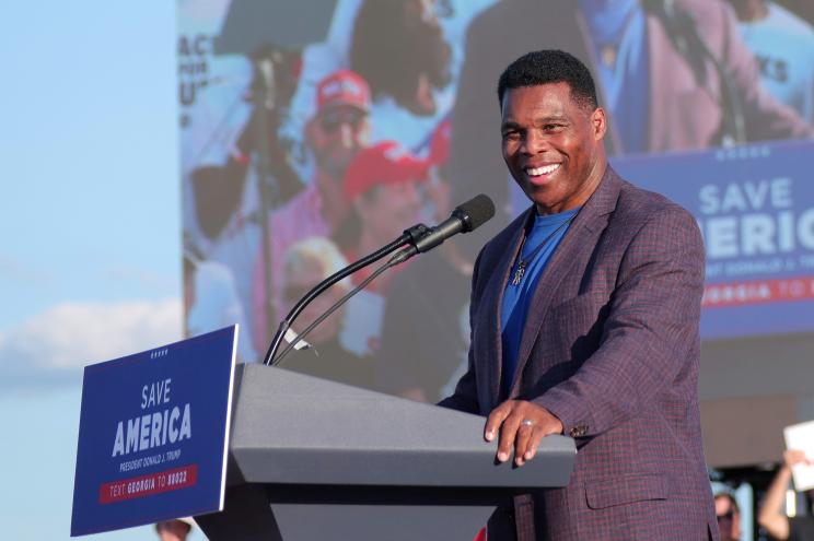 Former college football star and current senatorial candidate Herschel Walker