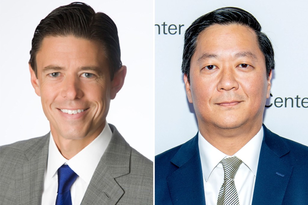 Co-presidents Scott Nuttall, left, and Joseph Bae will become co-CEOs of KKR.