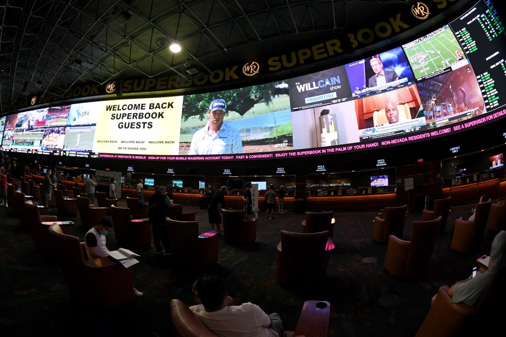 A sportsbook in Las Vegas.