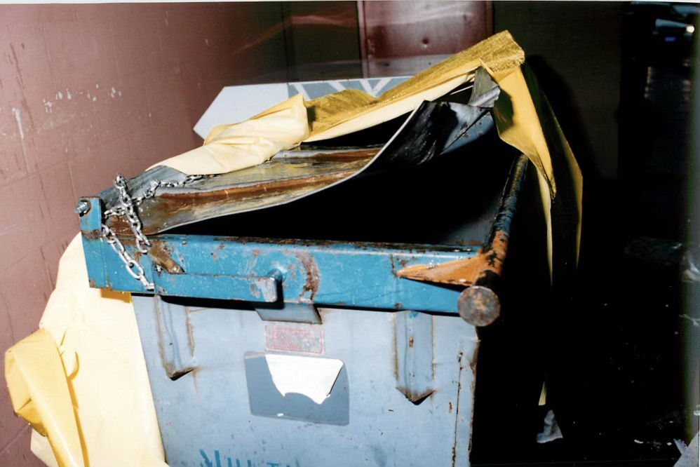 Crime scene where remains on 13-year-old Minerliz Soriano were found.