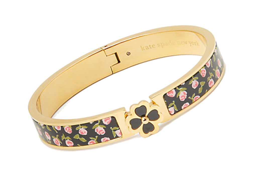 Heritage Spade Flower Hinged Bangle