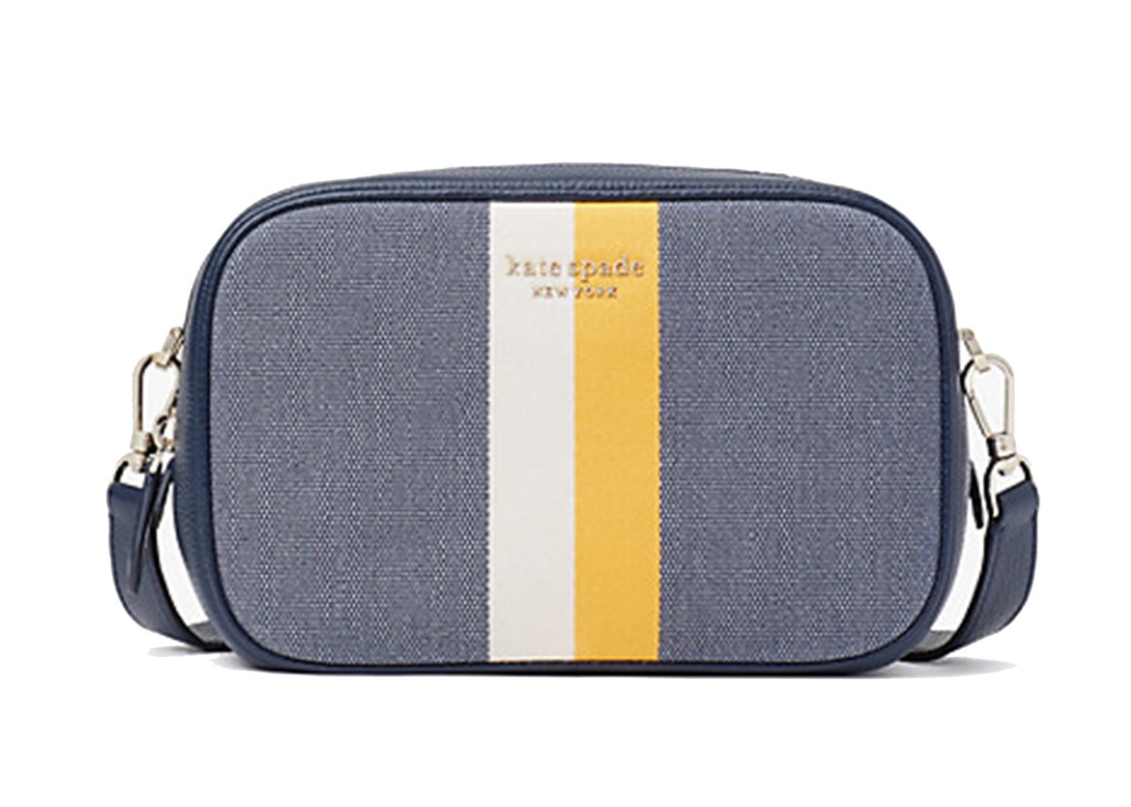 Astrid Striped Canvas Medium Crossbody