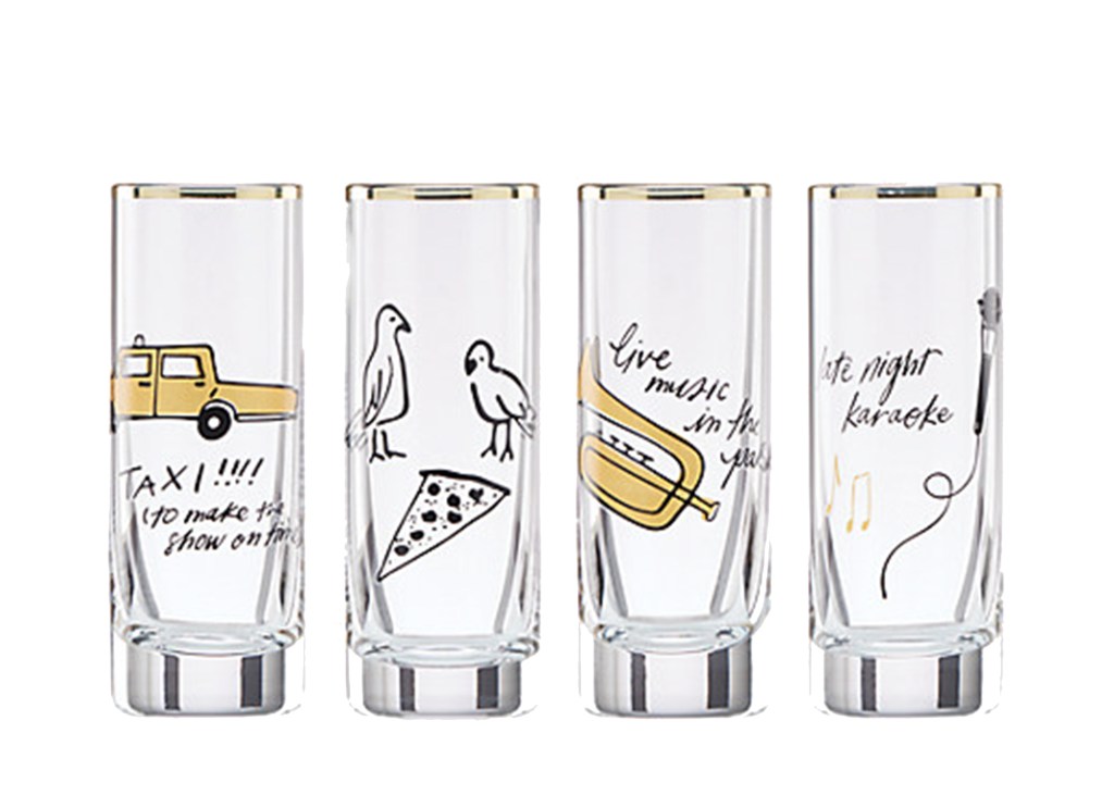 Good Times in a New York Minute Shot Glass Set