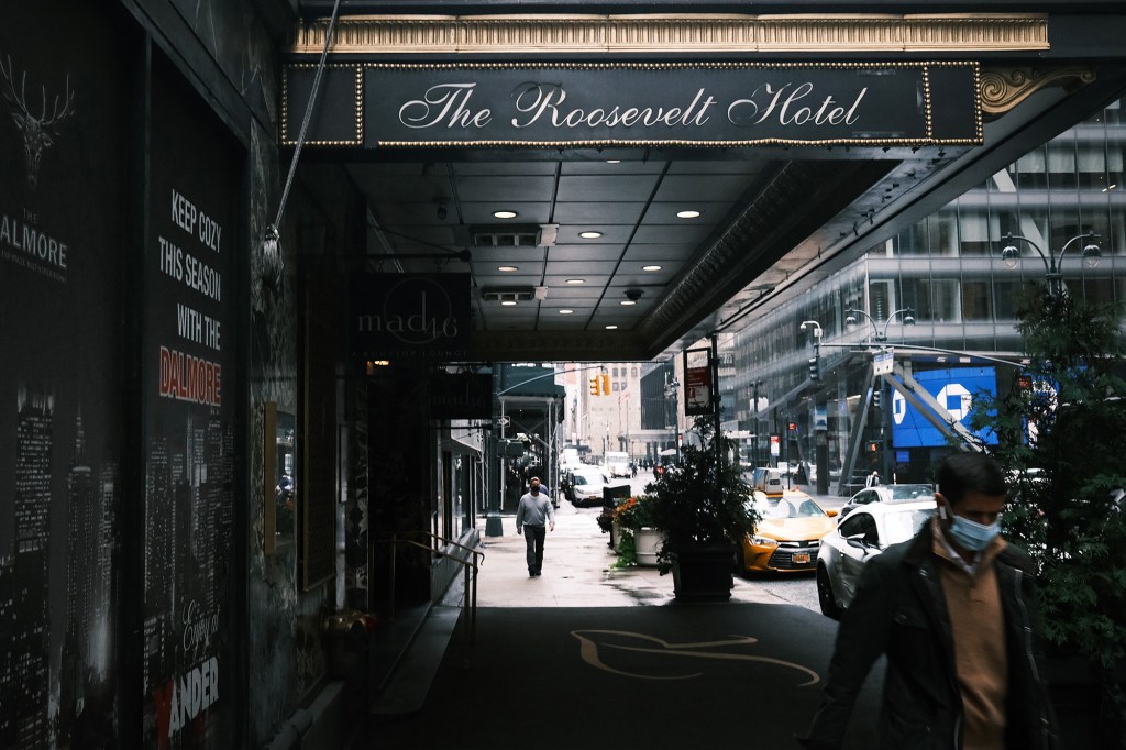 The Roosevelt Hotel awning