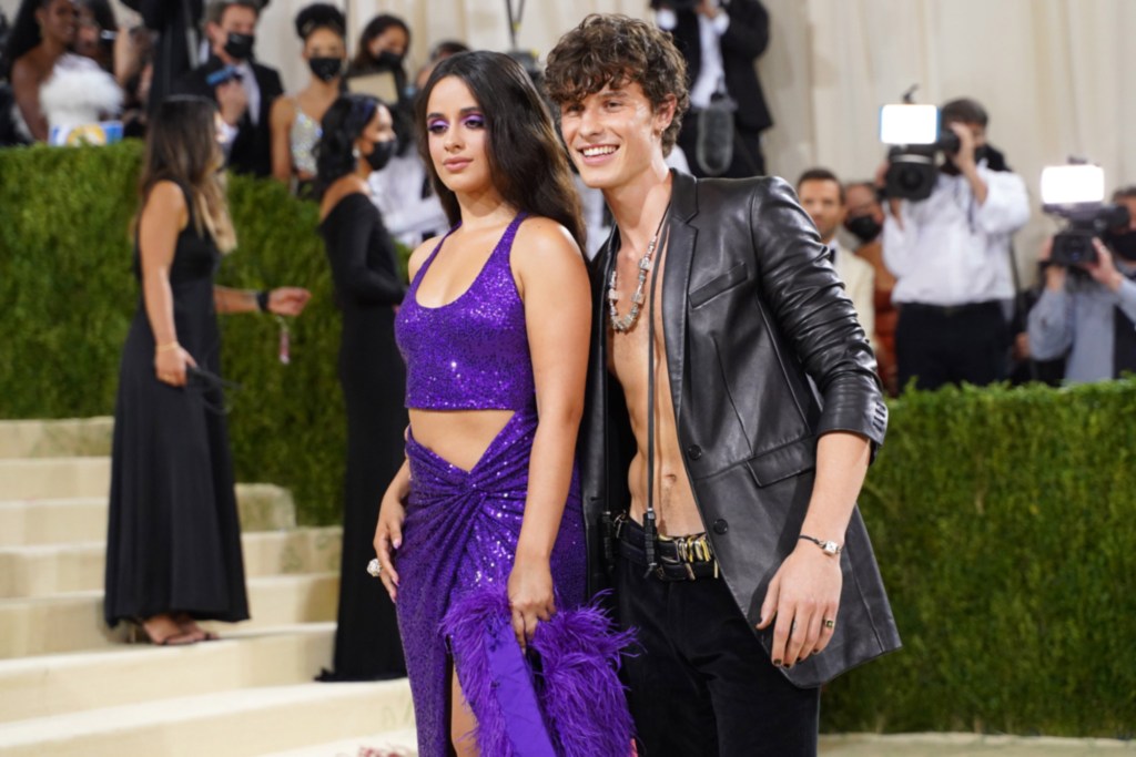 Shawn Mendes and Camila Cabello bare some sexy flesh together at the 2021 Met Gala in September.