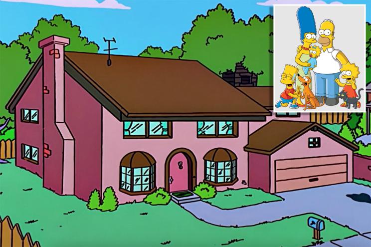 The Simpsons family home would cost half a million if it were real.