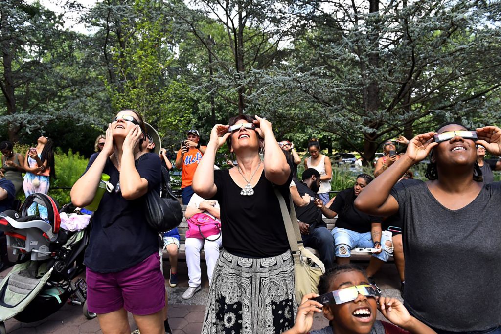 Droves of people always head to see a solar eclipse. 