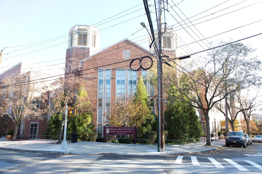 Horace Mann School in the Bronx, NY.