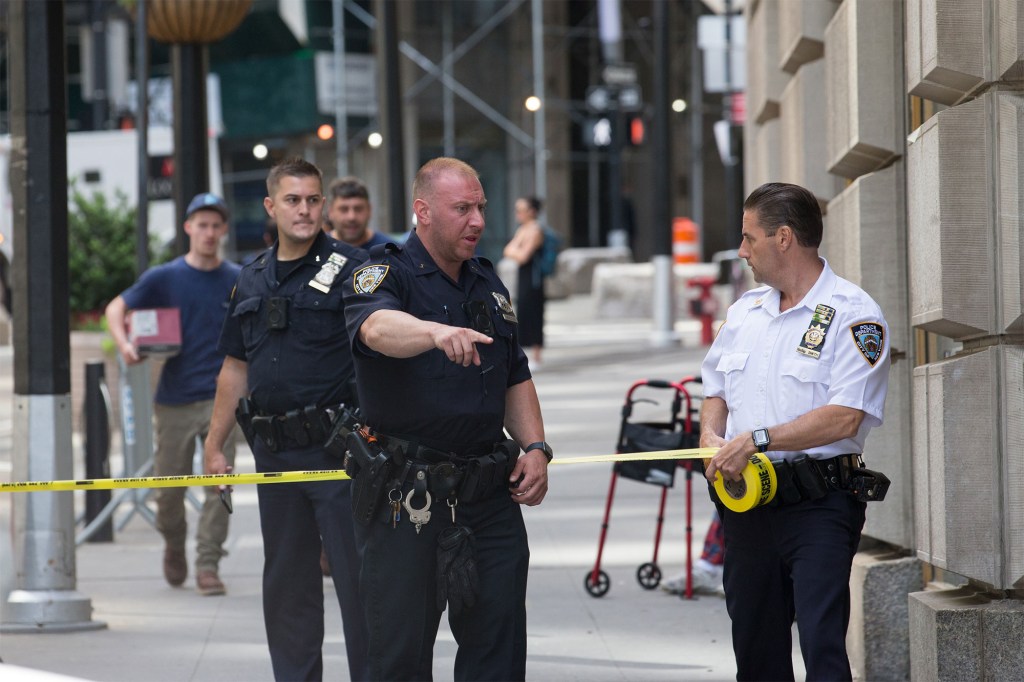 NYC crime scene