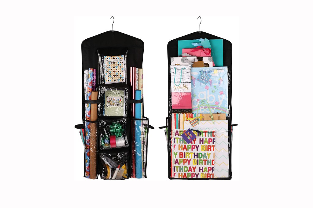  Regal Bazaar Double-Sided Hanging Gift Bag and Gift Wrap Organizer