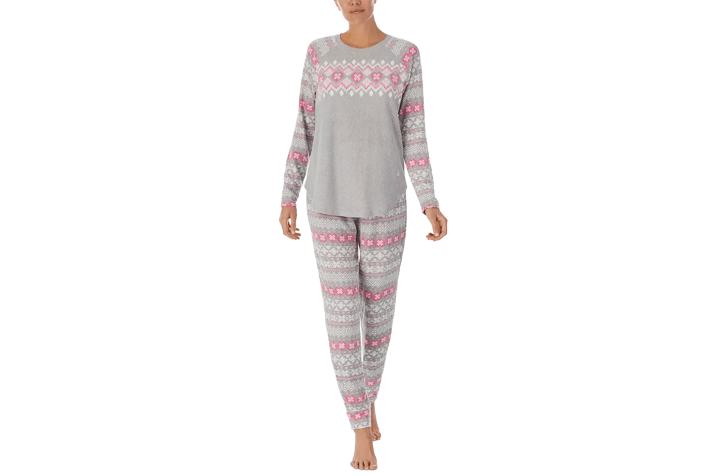 Cuddl Duds Crewneck Pajamas Set