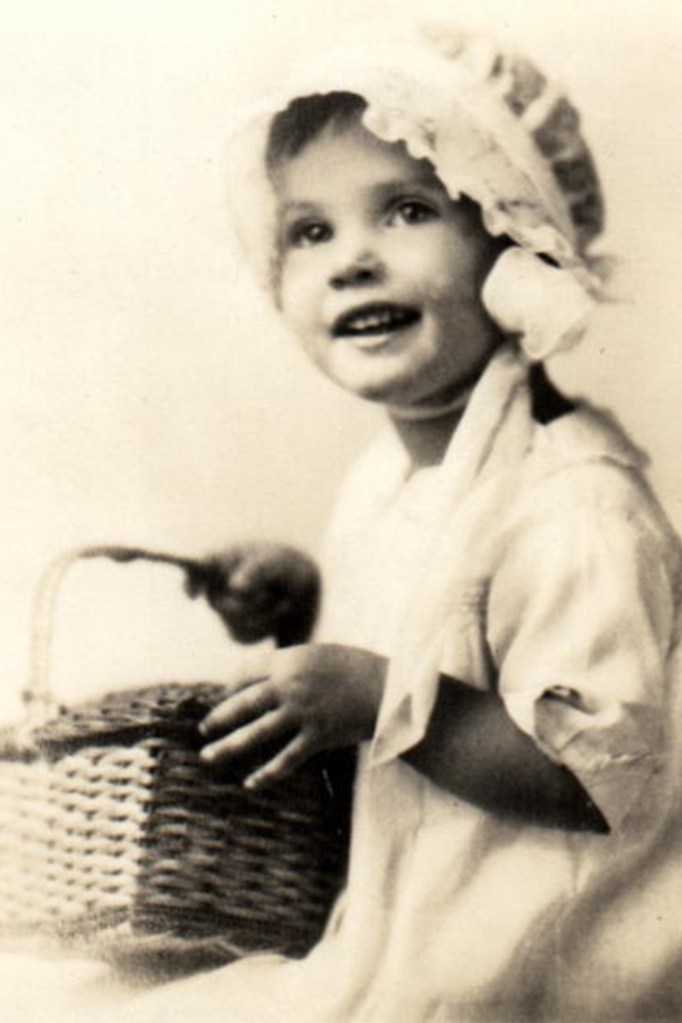 Marcia Moore as a child.