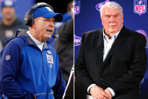 Tom Coughlin and John Madden