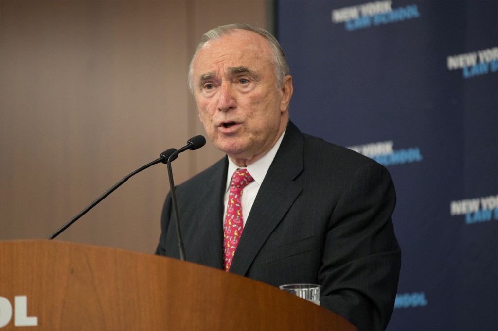 Former NYPD Commissioner William Bratton